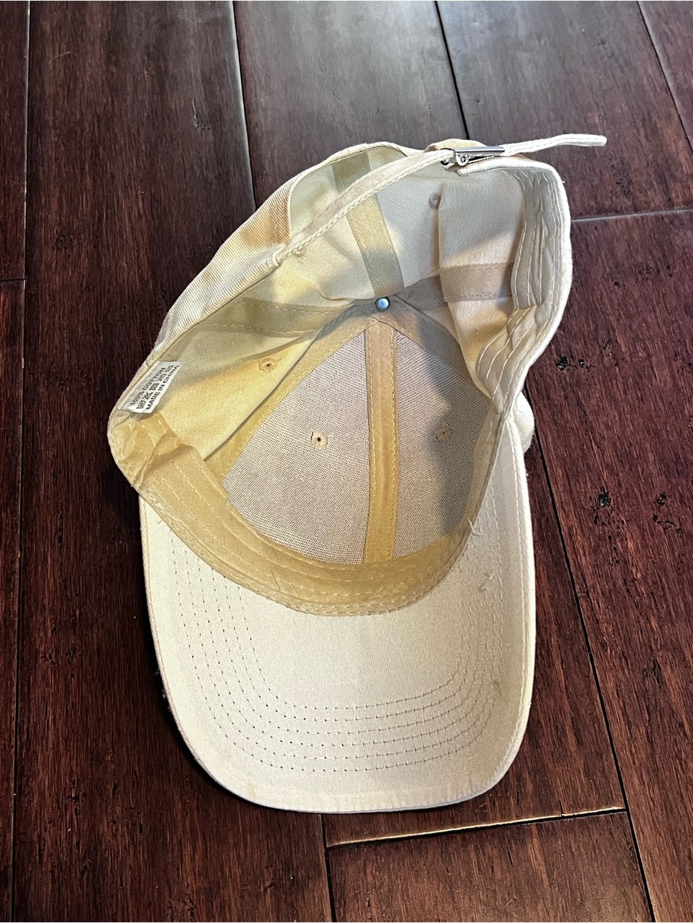 Amazon Beige 'R' Embroidered Baseball Cap - Picture 2 of 3